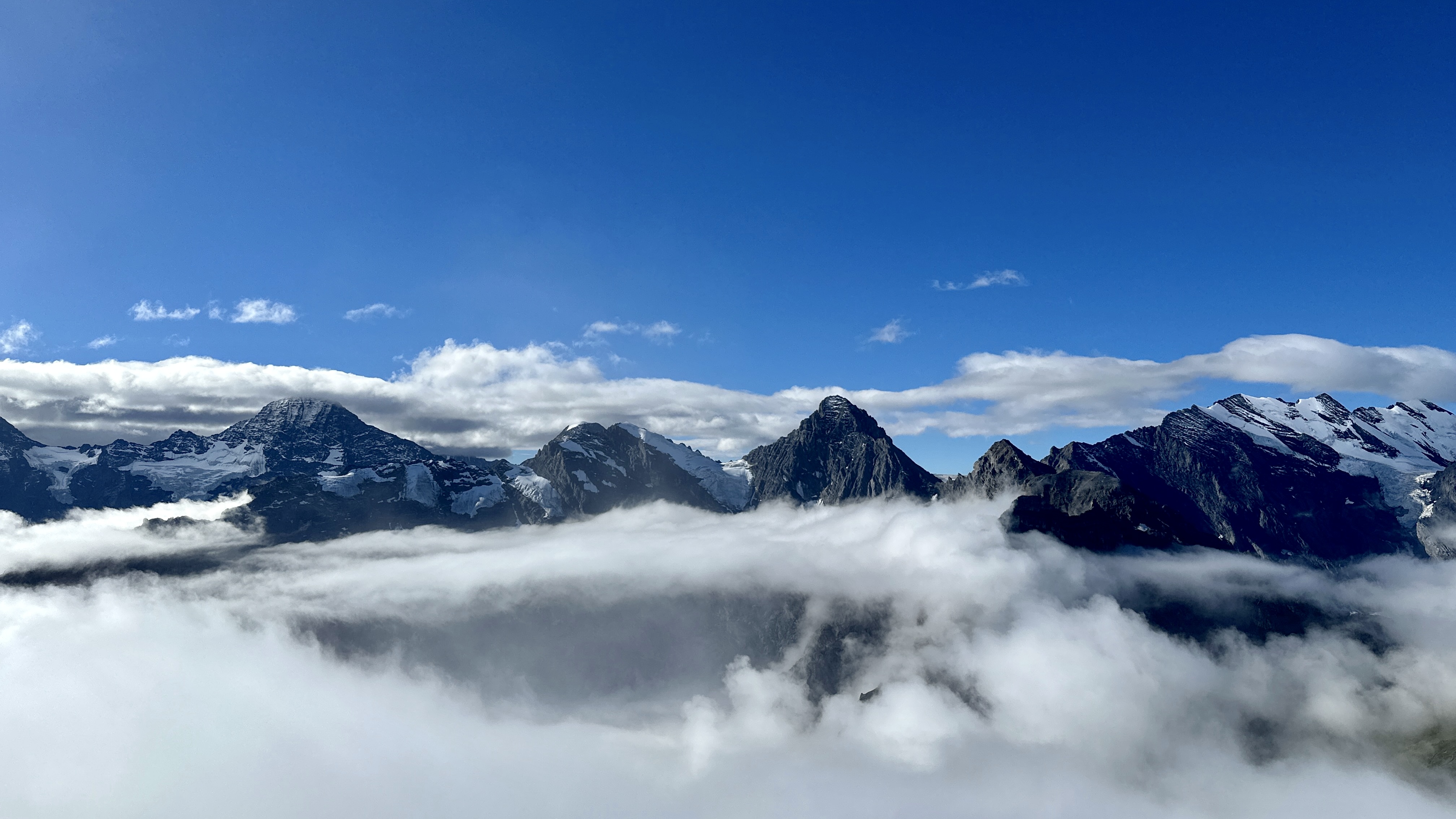 The "Big Three" in Switzerland: Mount Eiger, Mönch, and Jungfrau (Switzerland)