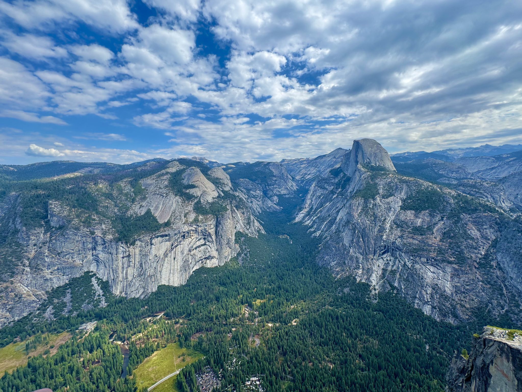 View of Yosemite Valley at Glacier Point (Yosemite National Park, CA)