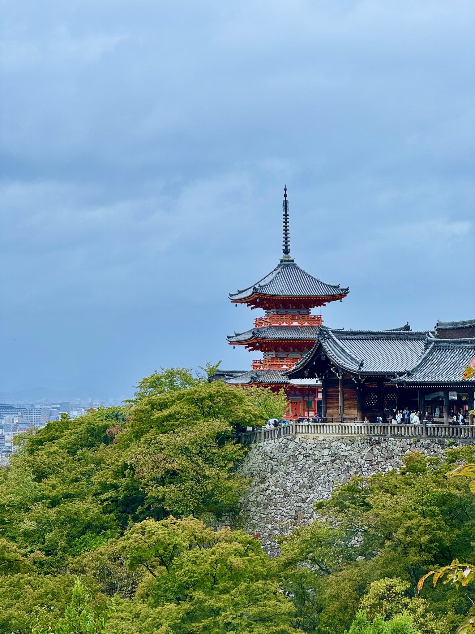 Pagoda at Kiyomizu-dera Temple (Kyoto, Japan)